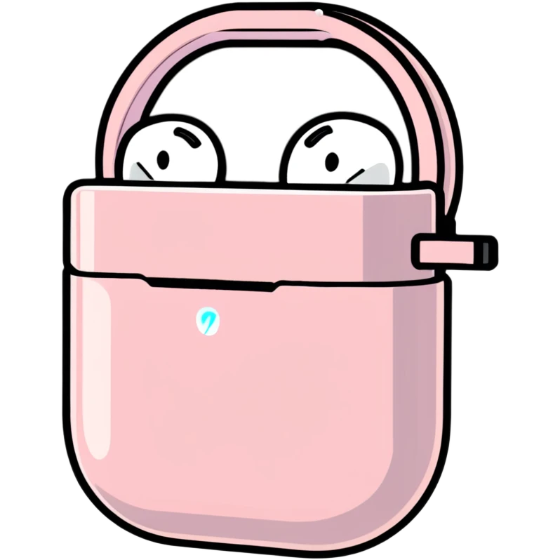 pink airpods max headphones emoji