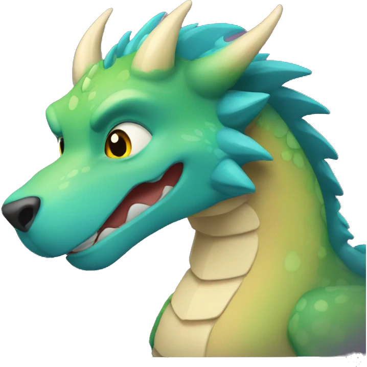 Dragón oso emoji