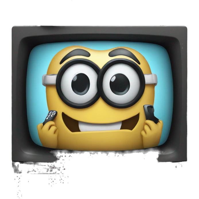 Big tv with sound system emoji