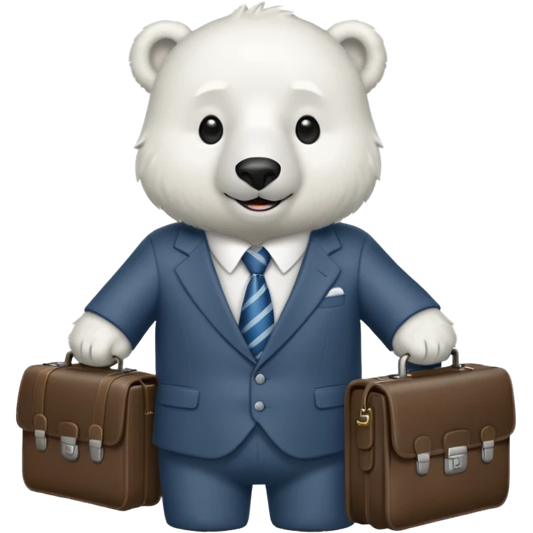Oso polar millonario  emoji