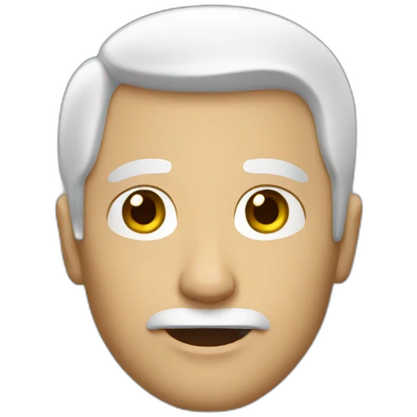 adult white man emoji