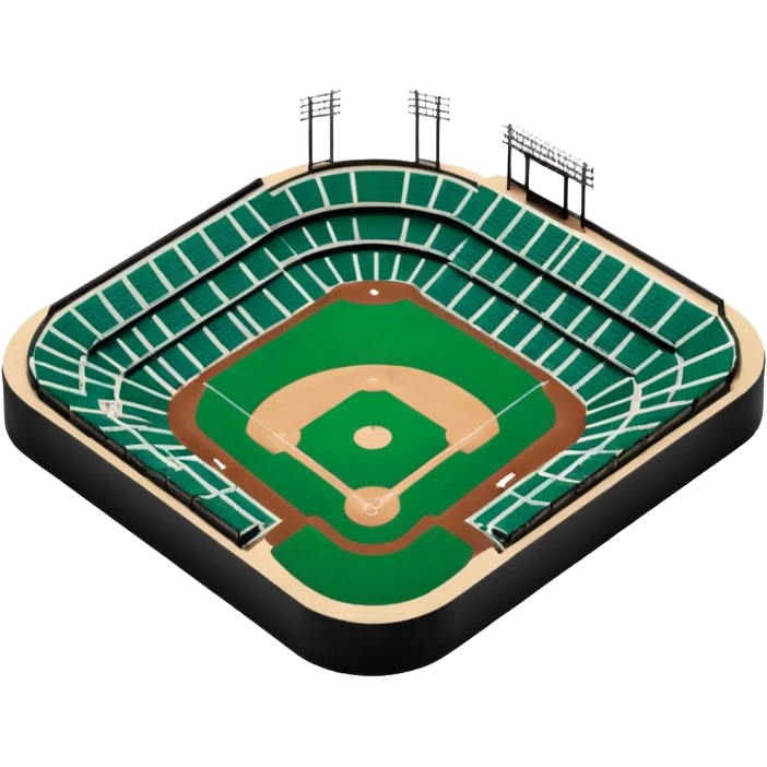 baseball stadium bird view emoji