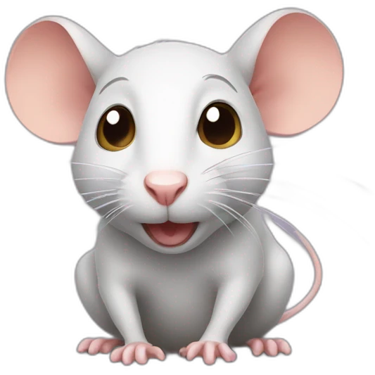 Rat sortant des égouts emoji