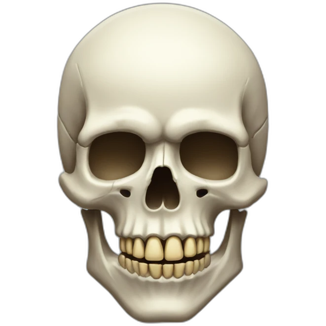 Non quality skull funny emoji