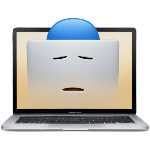 a macbook laptop emoji