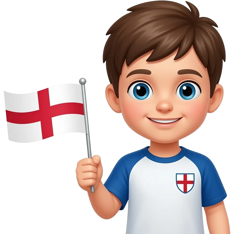 boy emoji holding england flag emoji