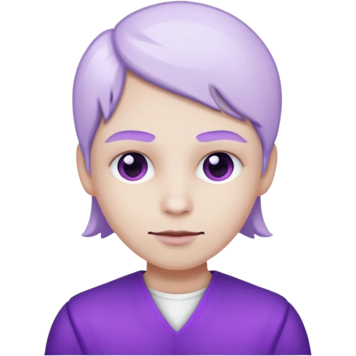 -18 branco e roxo emoji
