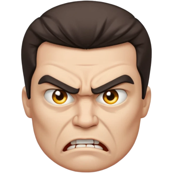 angry face with symbols on mouth emoji