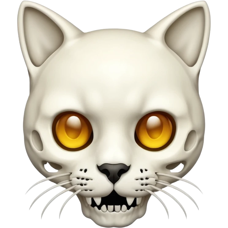 Cat skull emoji