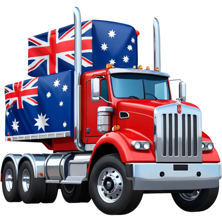 Kenworth Truck  with australian flag decal emoji