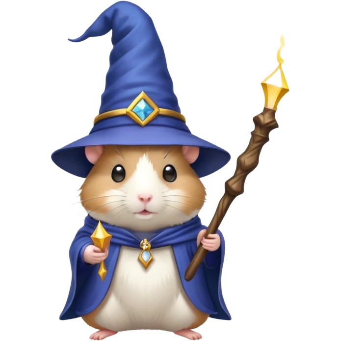 hamster dressed as a wizard emoji
