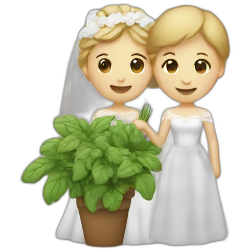 Weeding emoji