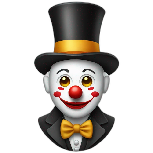 clown in top hat emoji