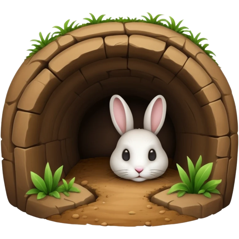 Rabbit burrow  emoji