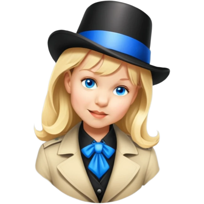 Detective with a tophat emoji