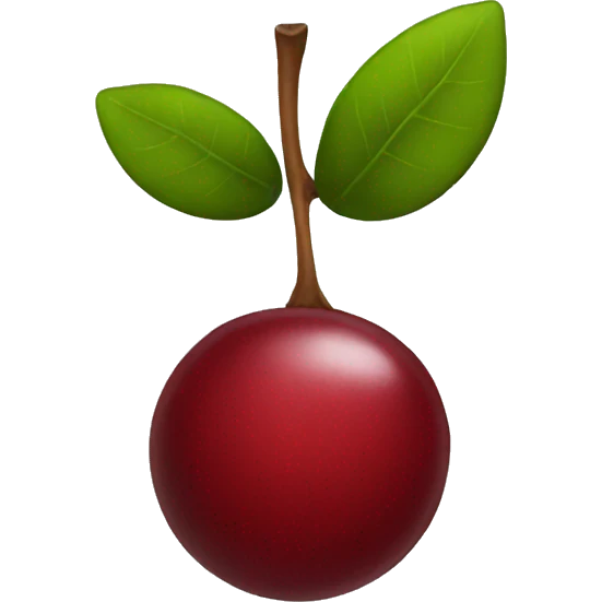 Cranberry  emoji