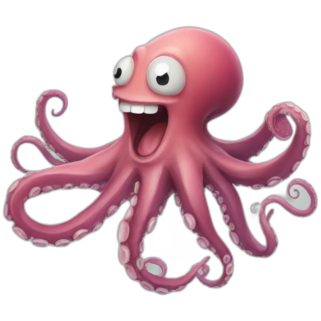 laughing OCTOPUS emoji