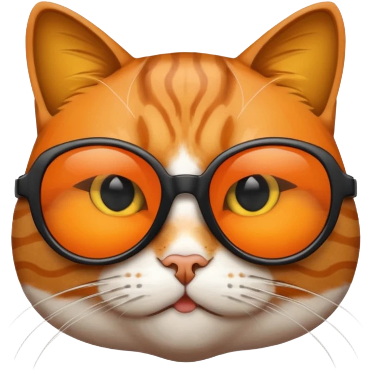 Cat wearing sunglasses emoji