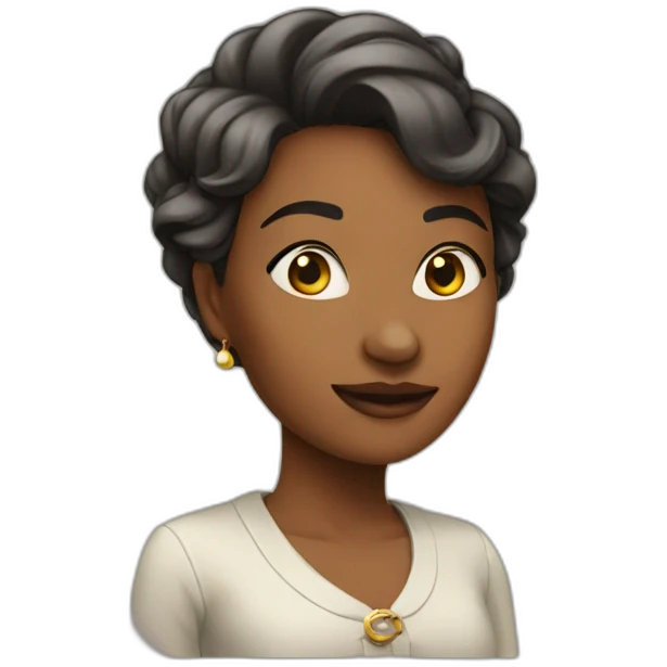 Lady beug emoji