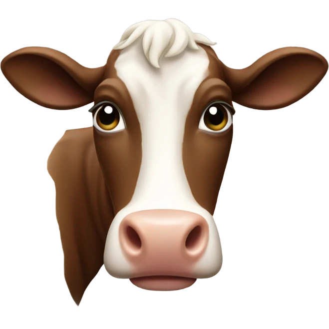 pinto cow emoji