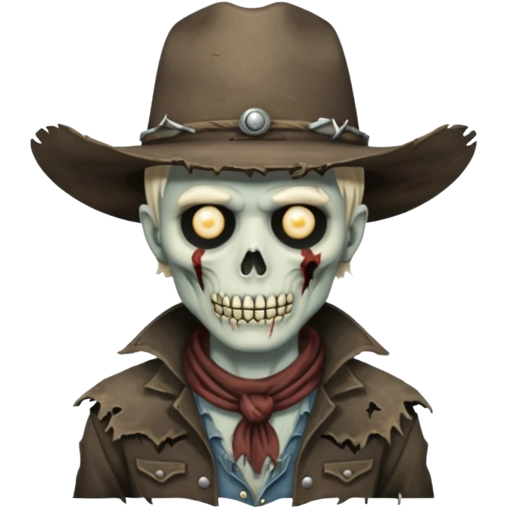 ghoul cowboy emoji