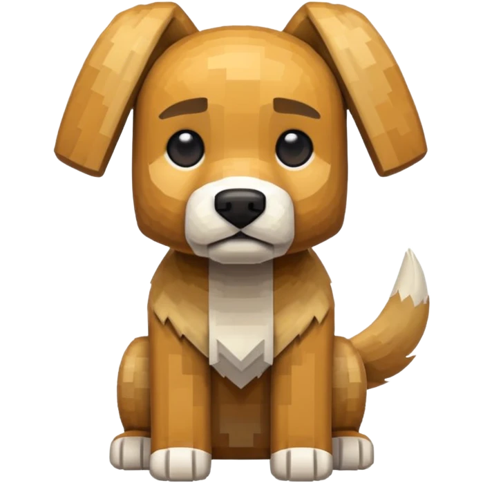 Minecraft dog emoji