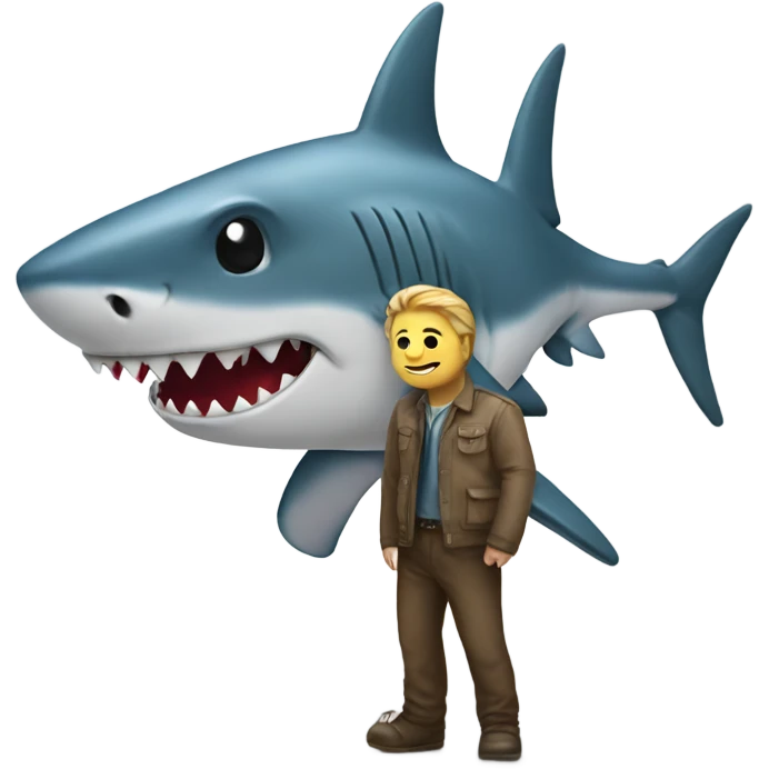 romantic shark emoji