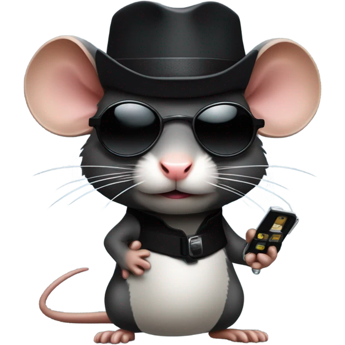 Rat spy emoji