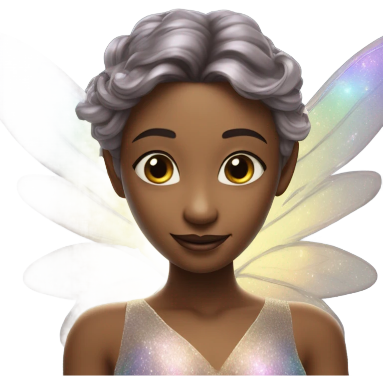 Realistic sparkly fairy emoji