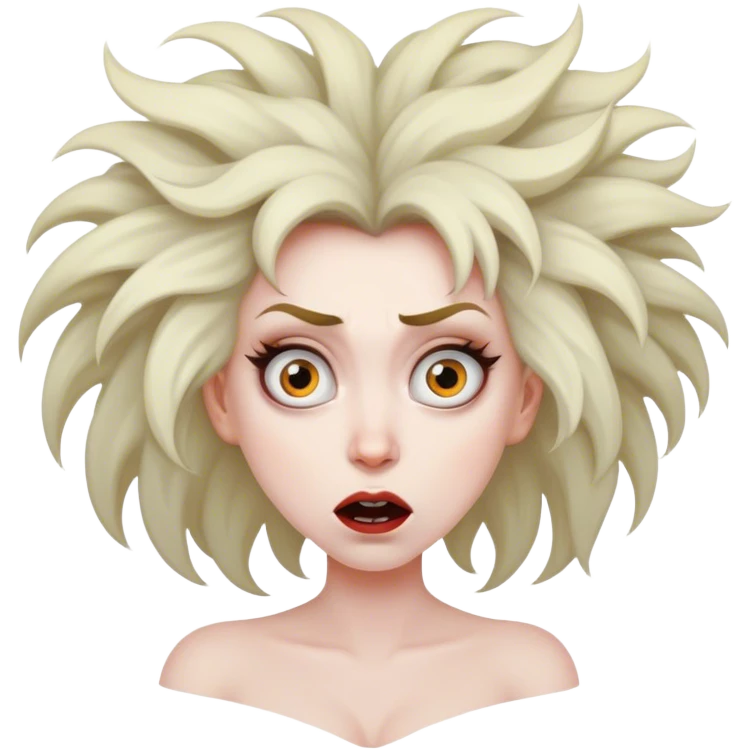Crazy woman emoji