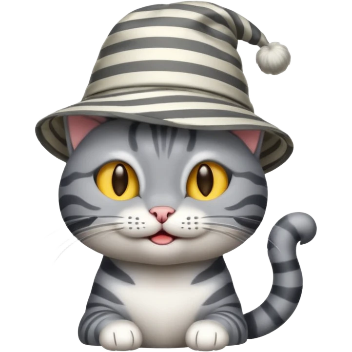 Cat in the hat emoji