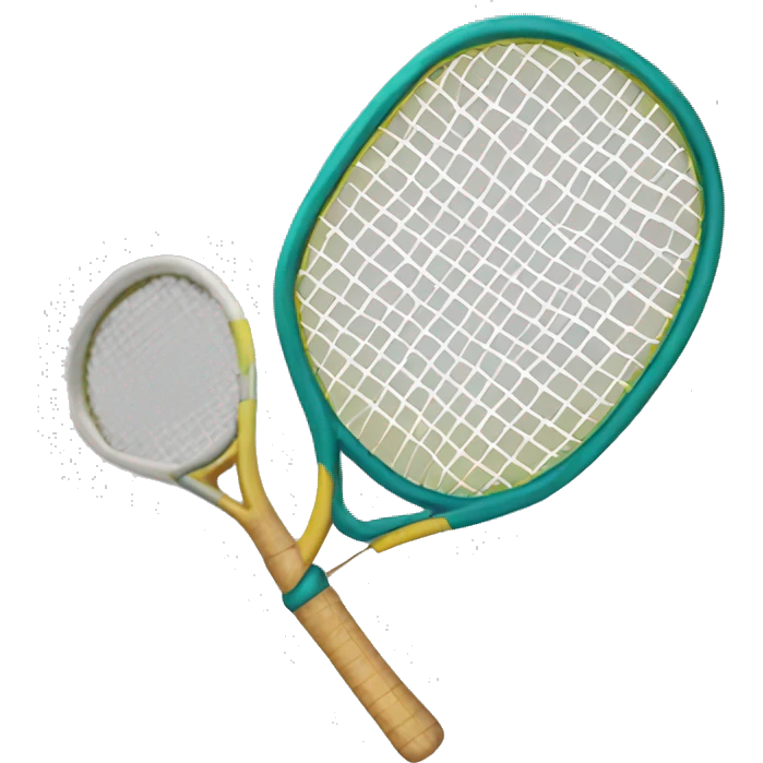 beach tennis racket emoji
