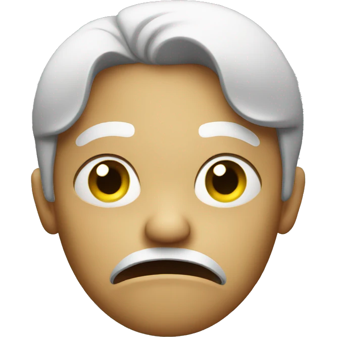 disgusted face emoji