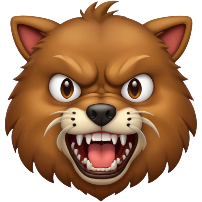 Angry dog emoji