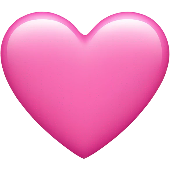 Pink hart emoji