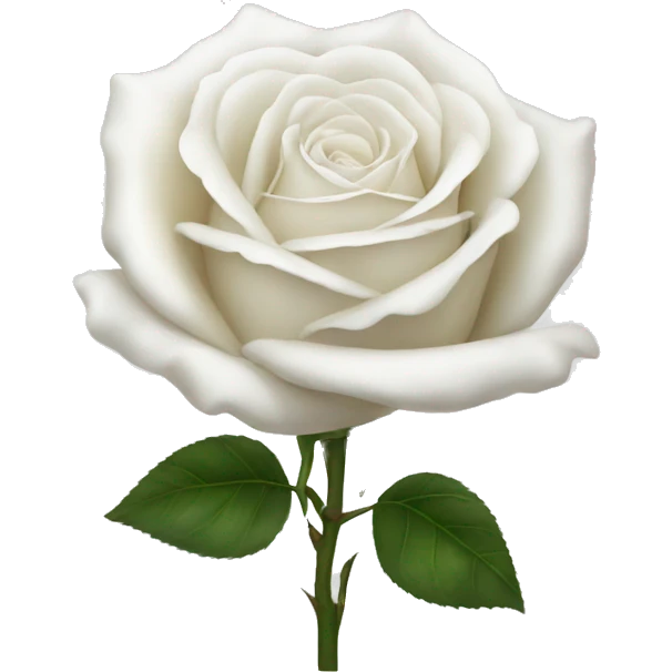 White rose emoji