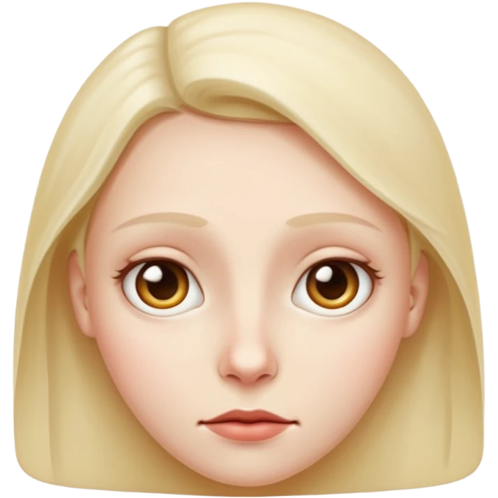 just the face líke ios apple  emoji