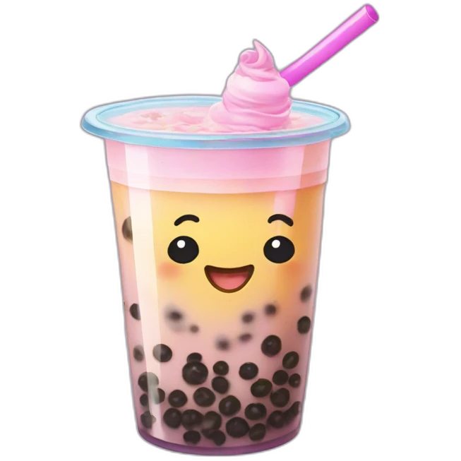 Bubble tea Melody emoji