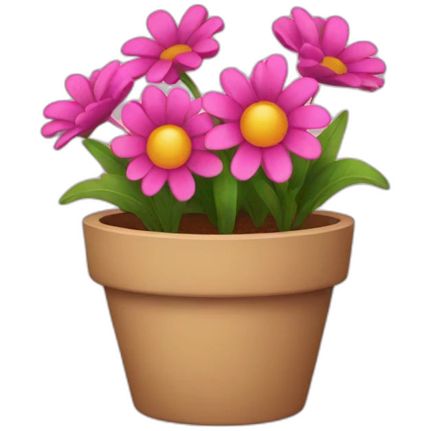 Flower pot emoji