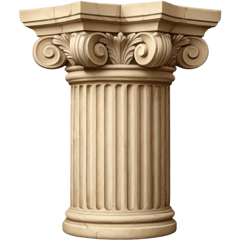 Stone column capital,Museum Statues. emoji