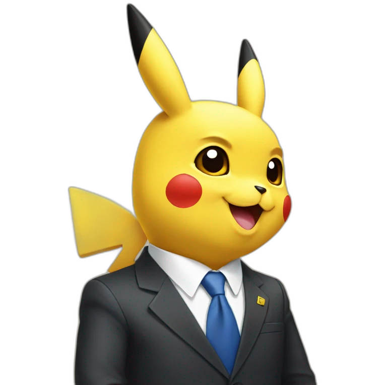 pikachu as president emoji