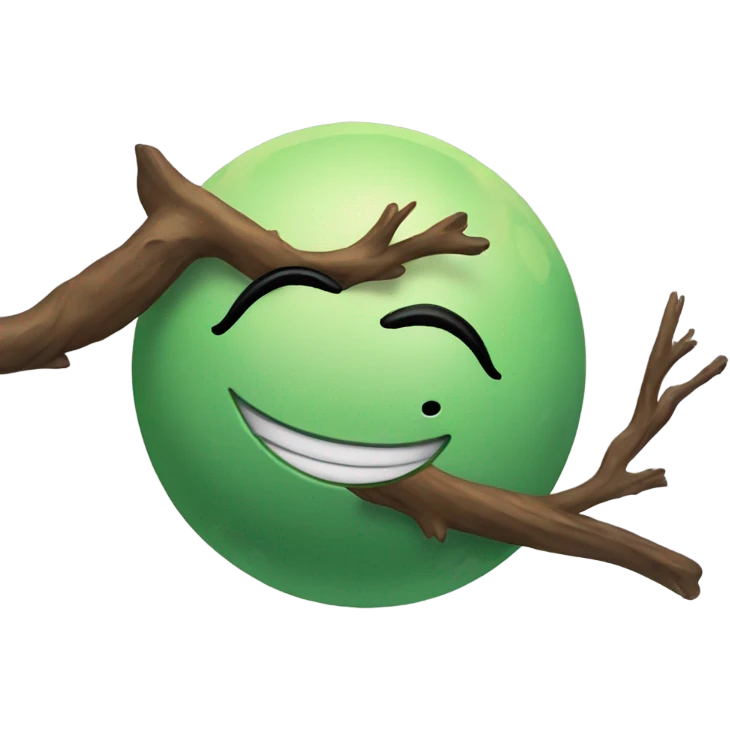 Planet Venus hugging a branch emoji