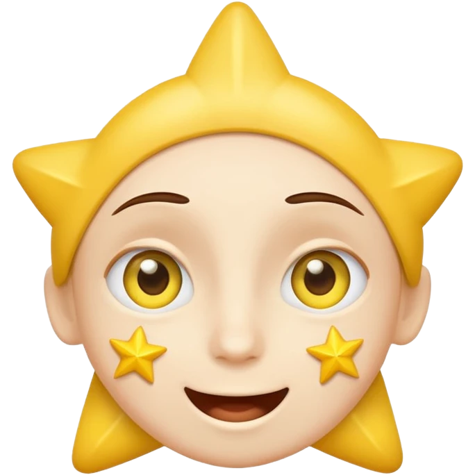 starstruck emoji, excited face, yellow stars for eyes emoji