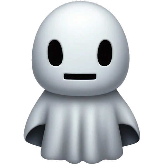 Evil miffy ghost emoji