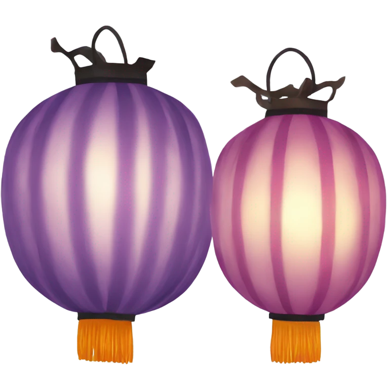 Chinese lantern emoji