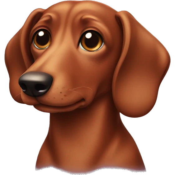 brown sausage dog  emoji