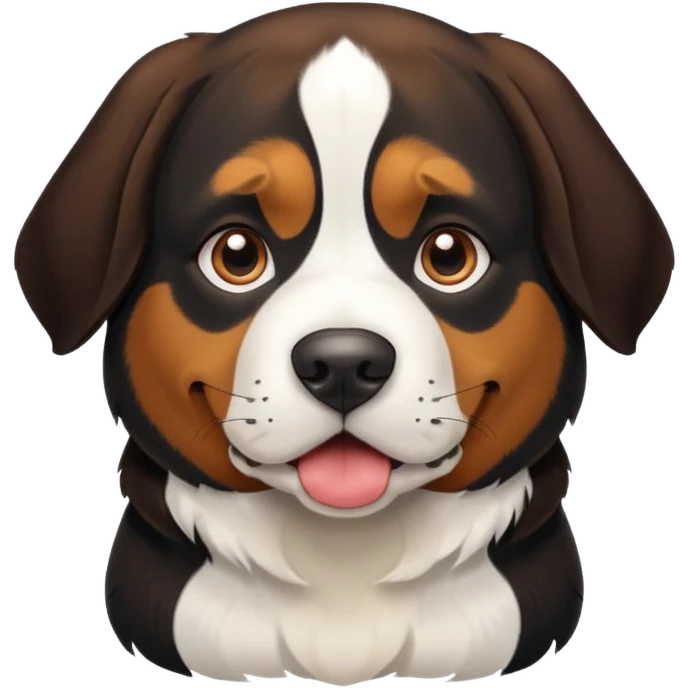  Short haired Swiss mountain dog emoji