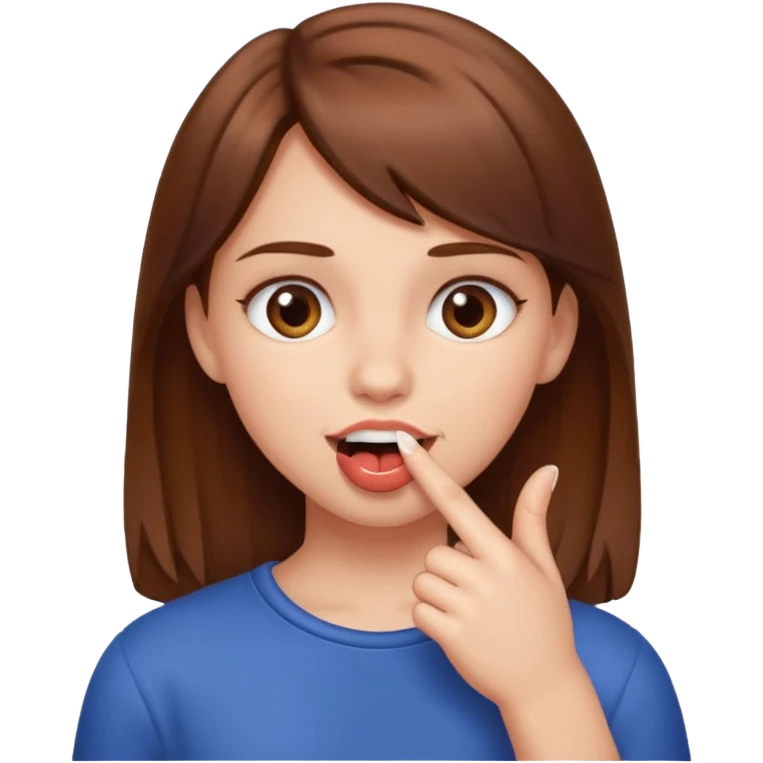 bite your finger girl emoji