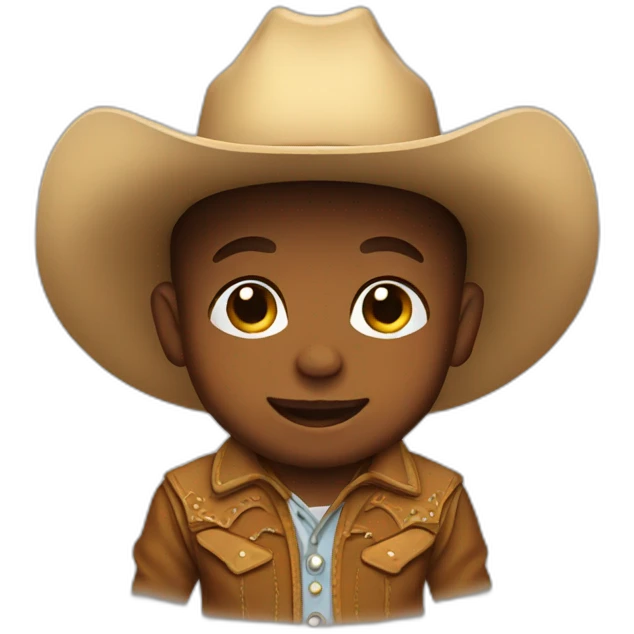 Baby cowboy emoji
