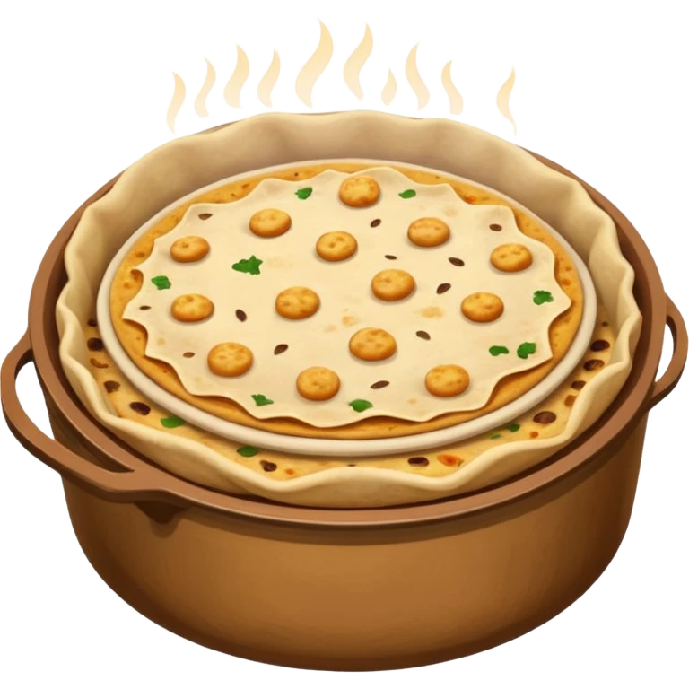 indian chapati inside 1 casserole   emoji